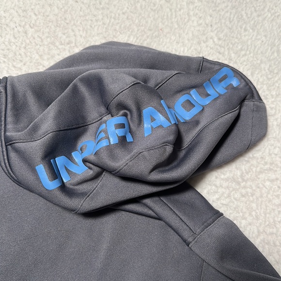 Under Armour Little Boys Gray Jacket with Hood, GUC, Size 5 - Picture 9 of 11